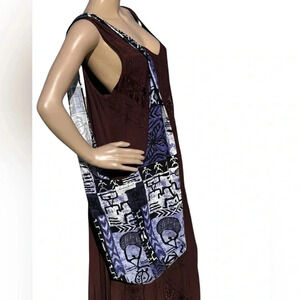 Hawaiian Accent Made In Hawaii Cotton Book Bag/Purse 17x12 Novelty Print EUC!!